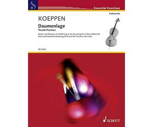 Thumb Position: Duets and Exercises Introducing the Use of the Thumb on the Cello. cello (2. cello ad libitum).