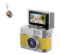 Thumb-Sized Flip Screen Mini Camera, Mini Keychain Digital Cameras, 180°Flip Screen, Video Mode, Multi-Style Beauty Filters