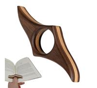 Thumbbook - Supporto per pagina, portatile, in legno, per libri a mani libere, strumento ergonomico per insegnanti, studenti, viaggiatori, leggere prima di andare a letto, per