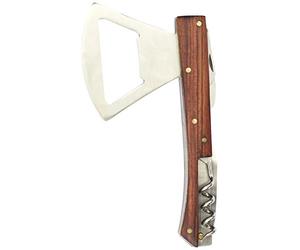 Thumbs Up! Axe Shaped Multi Apri Bottiglie a Forma di Ascia, Acciaio, Marrone, 7 x 12.5 x 1.5 cm