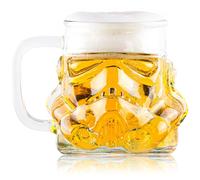 Bicchiere da birra originale per casco Stormtrooper, trasparente, formato da 1 pinta (600 ml), articolo originale dei fan, regalo di compleanno perfetto per gli uomini - ThumbsUp!