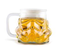 Bicchiere da birra originale per casco Stormtrooper, trasparente, formato da 1 pinta (600 ml), articolo originale dei fan, regalo di compleanno perfetto per gli uomini - ThumbsUp!