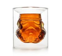 Bicchiere da whisky rovesciato originale Stormtrooper, trasparente, per whisky, bourbon e scotch, 150 ml, regalo perfetto per gli uomini in bicchiere da whisky - ThumbsUp!