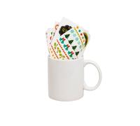 Thumbs Up Make a Christmas Mug, Ceramic, White, 12 x 9.5 x 8 cm