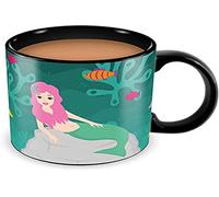 Thumbs Up mermug Sirena Heat Change Tazza con Colori cangianti, Ceramica, Nero, 14 x 14 x 14 cm
