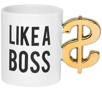 Thumbs Up! Tazza Like a Boss, Ceramica, Bianco, 8.5 x 13 x 7 cm