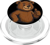 Thumbs up Teddy Bear Costume per gli amanti degli orsacchiotti PopSockets PopGrip per MagSafe