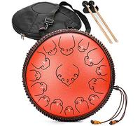Thumue Drum in Acciaio 14 Pollici 15 Note, Kit Di Tamburo in Acciaio Con Bacchette/Culle Dita/Foglio Musicale E Pacchetto Di Prestazioni Per L'educazione Musicale