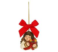 THUN - Addobbo Natalizio Angelo Piccolo - Ceramica - Linea Natale - Living, Arredare la Casa - 5x3,5x5,5 cm h