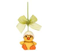THUN Addobbo Pulcino Polly, Ceramica, Collezione Giardino di Primavera, 4,3 x 3,2 x 4,8 cm
