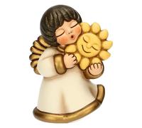 THUN - Angelo custode "Felicità"- cernamica - Collezione Angeli - 5,0 x 4,8 x 7,5 cm