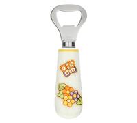 THUN - Apri Bottiglie con Farfalla - Cucina, per la tavola - Idea Regalo - Linea Country - Gres, Acciaio Inossidabile - 13 cm l
