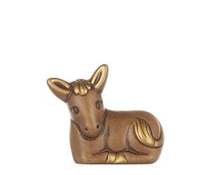THUN - Asinello Marrone - Statuine Presepe Classico - Ceramica - I Classici