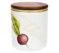 THUN Barattolo Grande ortilia con decorazione ravanello