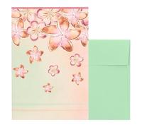 THUN - Biglietto d'auguri fiori Bloomia - carta - Cartoleria - 11 x 16 cm