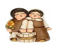 Coppia bimbi con latte Thun Presepe Classico bianco S3172A83