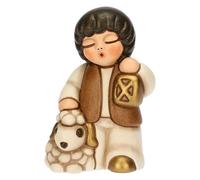 THUN - Bimbo con lanterna - ceramica - Collezione Presepe Classico - 4,5 x 3,4 x 6,5 cm
