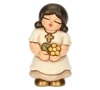 THUN, Bomboniera Bimba Prima Comunione/Cresima in Ceramica Decorata a Mano, 3.7 x 3.3 x 7 cm h