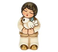 THUN - Bomboniera con Bimbo Prima Comunione - Bomboniere, Bomboniere Comunione - Ceramica Dipinta a Mano - 4x3,7x7 cm h