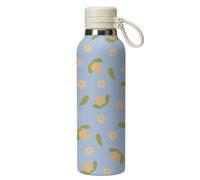 Thun Borraccia blu con motivo floreale, 750 ml