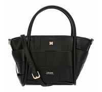 THUN - Borsa Intreccio in ecopelle, nero, piccola