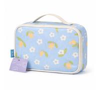 Thun Borsa termica porta pranzo colore blu fantasia floreale