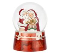 THUN - Boule de neige con Babbo e Mamma Natale, grande-Ø 9,9 cm - 14 cm h