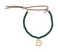 THUN - Bracciale con perline e pendente zampa - metallo e ceramica - Collezione Dedicato a te - 16 cm