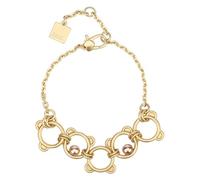 THUN - Bracciale con Teddy e perle - metallo - Collezione Dedicato a Te - 16 + 3 cm