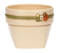 THUN - Cachepot medio - ceramica - Collezione Country Bloom - 26,2X25,5X20,8 cm