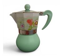 THUN Caffettiera da Fuoco Moka Decorata Accessori Cucina