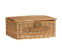 THUN, Cestino Pic Nic in Vimini, Linea Florianne SS24, Idea Regalo, 40 x 30 x 17 cm