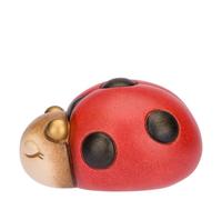 THUN - Coccinella Ella in ceramica, piccola - 8,2x6,5x4,8 - Ceramica