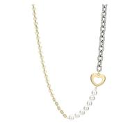 THUN - Collana con cuore e perle - metallo - Collezione Dedicato a Te - 40 + 5 cm