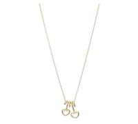 THUN - Collana con due cuori - metallo - Collezione Dedicato a te - 40 + 5 cm