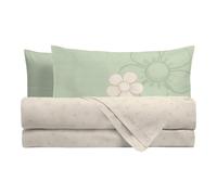 THUN® Completo Lenzuola Iconic Daisy 2504S - Varie Dimensioni