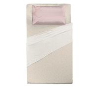 THUN - Set letto federa rosa - Linea Iconic Elegance - 1/2 P - 100% cotone