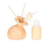 THUN Confezione regalo mini diffusore, pesca, stoneware, Collezione Bomboniera, 50 ml