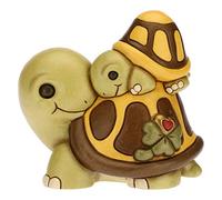 THUN - Coppia Tartarughe Grande - Ceramica - h 14,2 cm - Linea I Classici