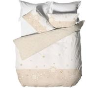 THUN - Copripiumino beige - Linea Elegance - 100% cotone - M