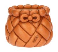 THUN, Coprivaso in Ceramica, Versione Piccola, Linea AbbracciAMI, Mini Coprivaso da Collezione, Idea Regalo per Natale, 14.6 x 14.5 x 11.2 cm