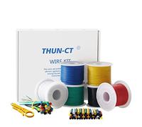 THUN-CT 16AWG 1,3mm² Kit di Fili Elettrici Silicone, 6 Colori, 3m