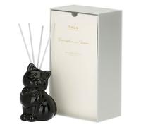 THUN Diffusore Aromatico Gatto in Ceramica, 100 ml, 16x8x24 cm