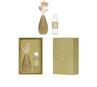 THUN Diffusore Bulbo Oliva - Profumatore d'ambiente in ceramica per la casa, cofanetto da 100 ml