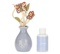 THUN, Diffusore per Ambienti Decorato con Farfalla Leyla in Porcellana, Idea Regalo per la Casa, 50 ml