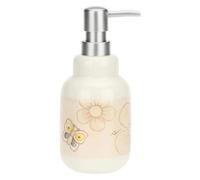 THUN, Dosa Sapone in Gres, Linea Elegance, Dispenser Sapone, Idea Regalo per la Casa, 8 x 8 x 19 cm