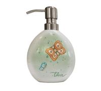 Thun Dosa-sapone per sapone liquido in ceramica decorazione farfalla, 1 pezzo