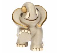 THUN, Elefante Elly in Ceramica Decorata a Mano, Versione Grande, 15 x 11.2 x 14.8 cm h