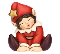 THUN - Elfo Birbo in ceramica, piccolo-7.2 * 5.7 * 7.9