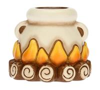 Focolare con pentola presepe classico Thun